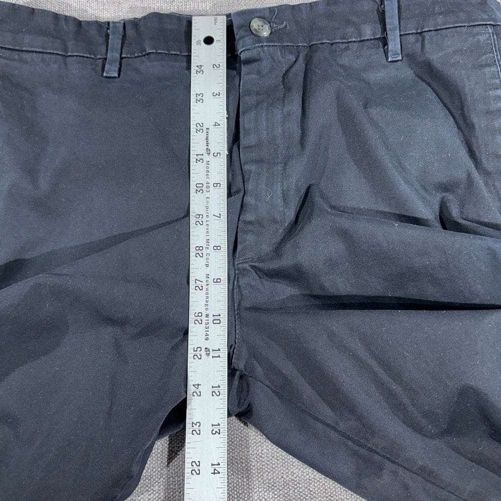Lee Performance Series Pants Mens 36x30 Black Excellent Carefree Stretch Chino - Picture 3 of 9